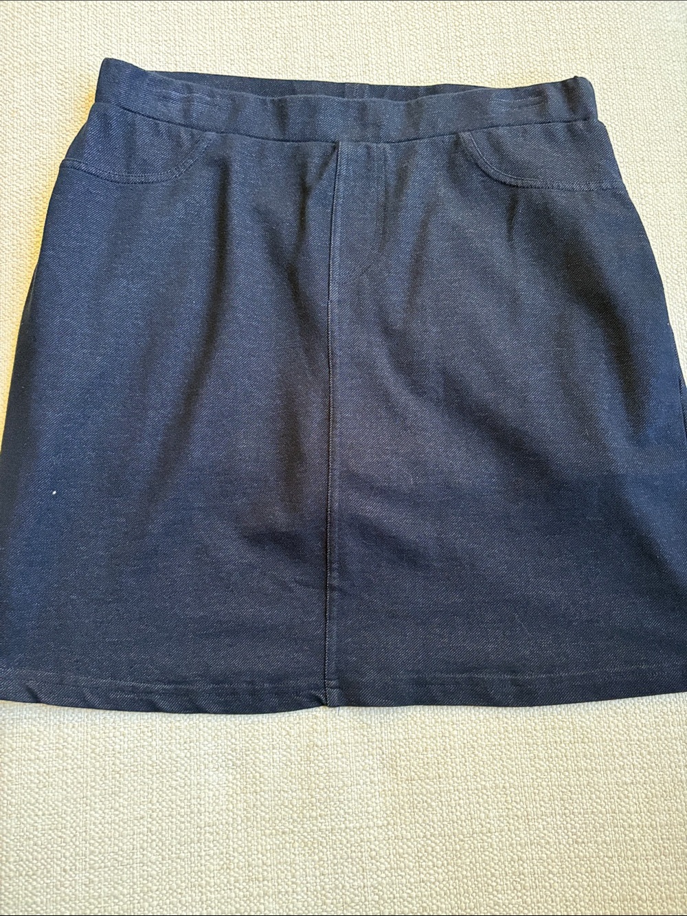 Classic Denim A-Line Skort